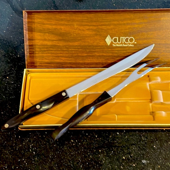 Cutco Kitchen Cutco Carving Knife And Fork Set In Original Box